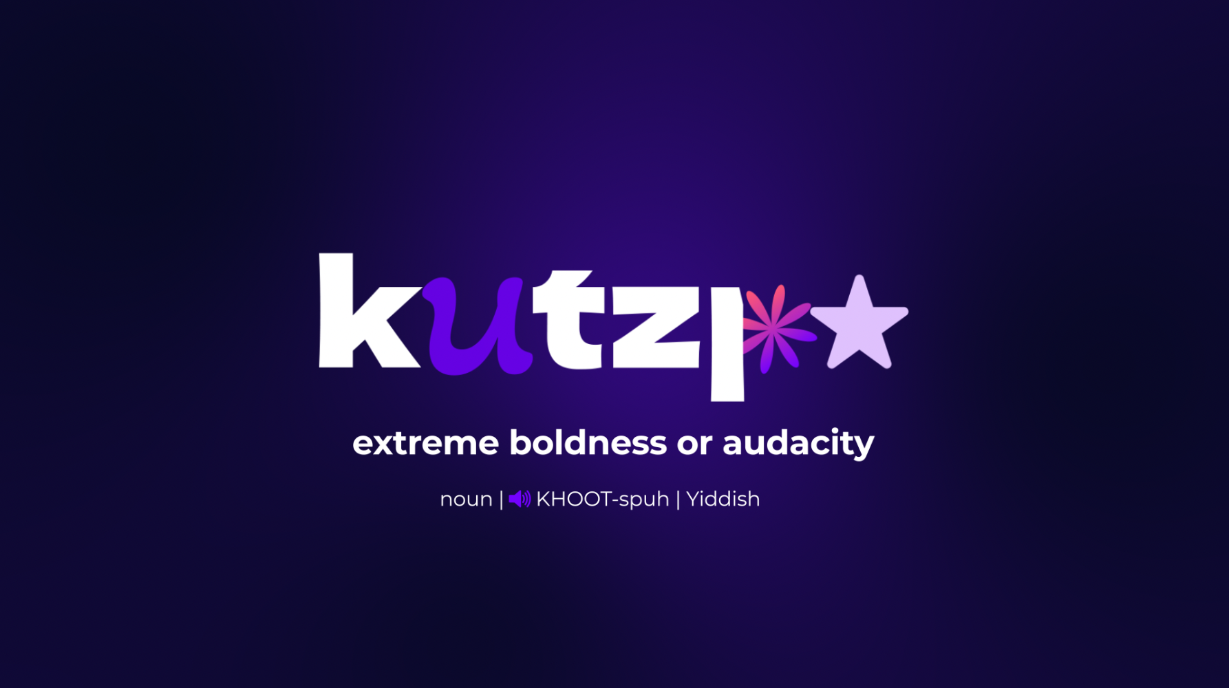 kutzpa styleframe logo portfolio image