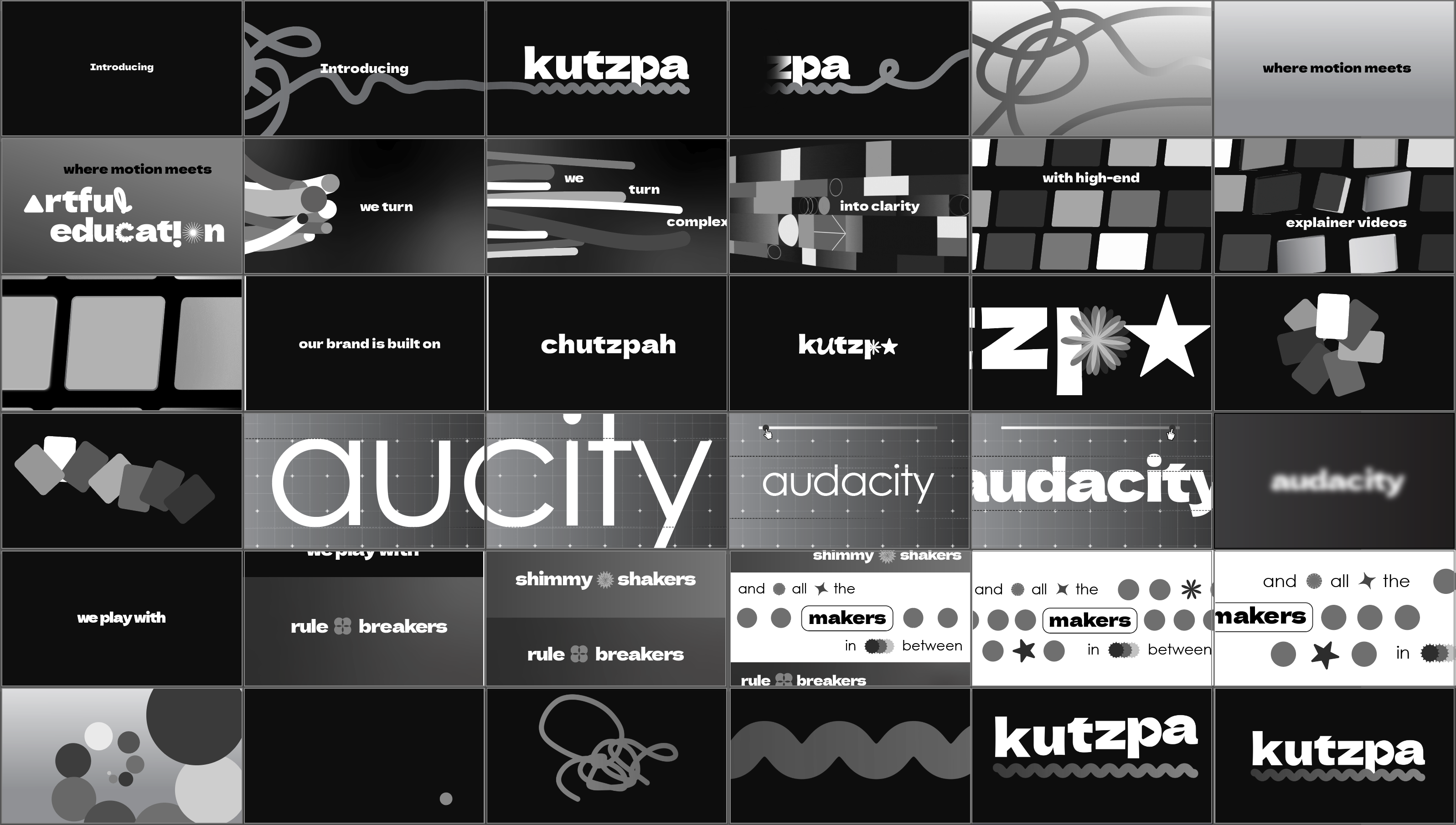 kutzpa storyboard portfolio image