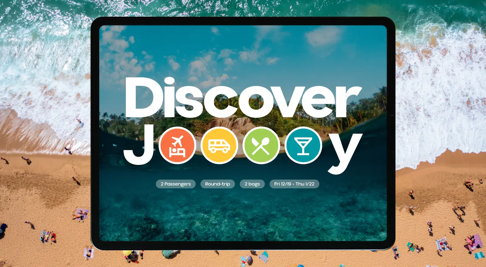 Ventura homepage on tablet thumbnail mock up